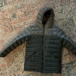 Pategonia Kids’ Reversible Down Sweater Hoodie  Size M